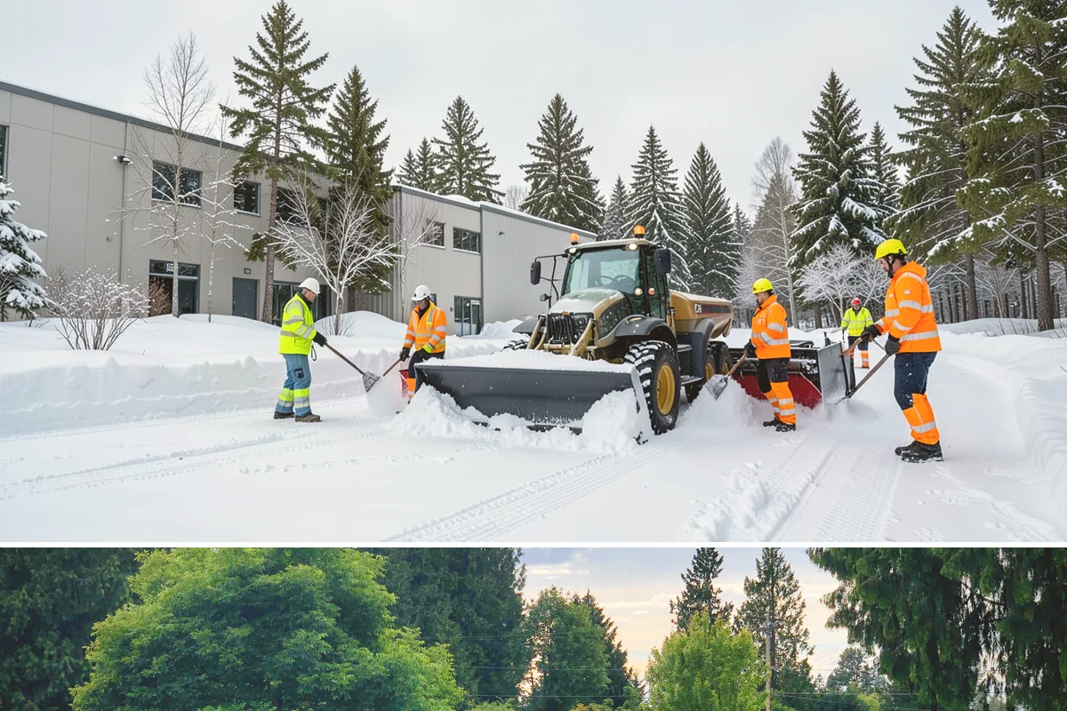 Retail Store Deicing in Bonney Lake, Pierce County, WA - Deicing runs through the winter retail season, peaking during the freezing-rain mornings that coincide with weekend and holiday...