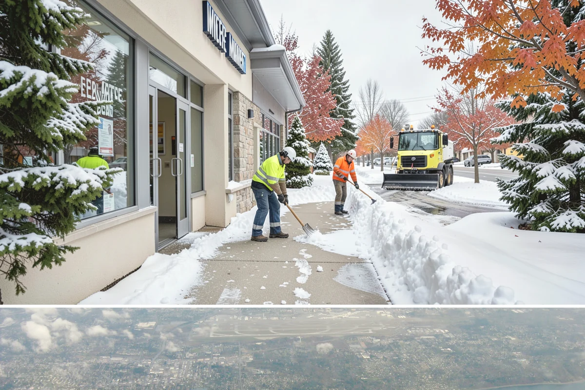 Retail Store Deicing in Burien, King County, WA - Deicing runs through the winter retail season, peaking during the freezing-rain mornings that coincide with weekend and holiday...