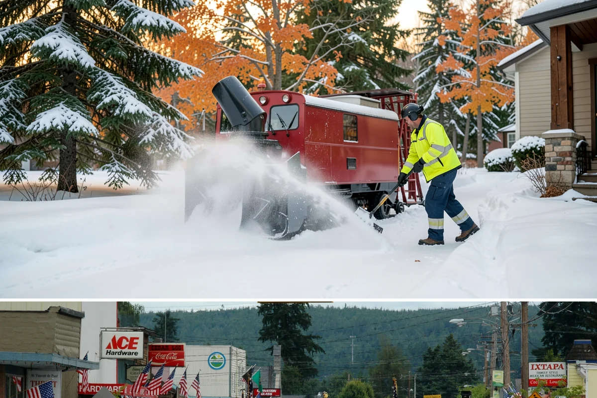Retail Store Deicing in Carnation, King County, WA - Deicing runs through the winter retail season, peaking during the freezing-rain mornings that coincide with weekend and holiday...