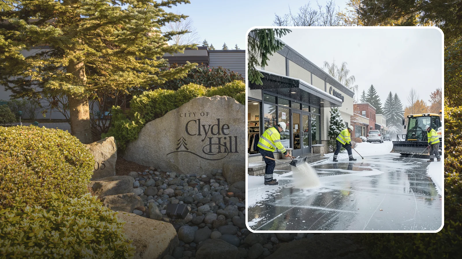 Retail Store Deicing in Clyde Hill, King County, WA - Storefront-focused deicing that keeps entrances, cart corrals, and customer walkways safe and inviting when freezing rain hits a...