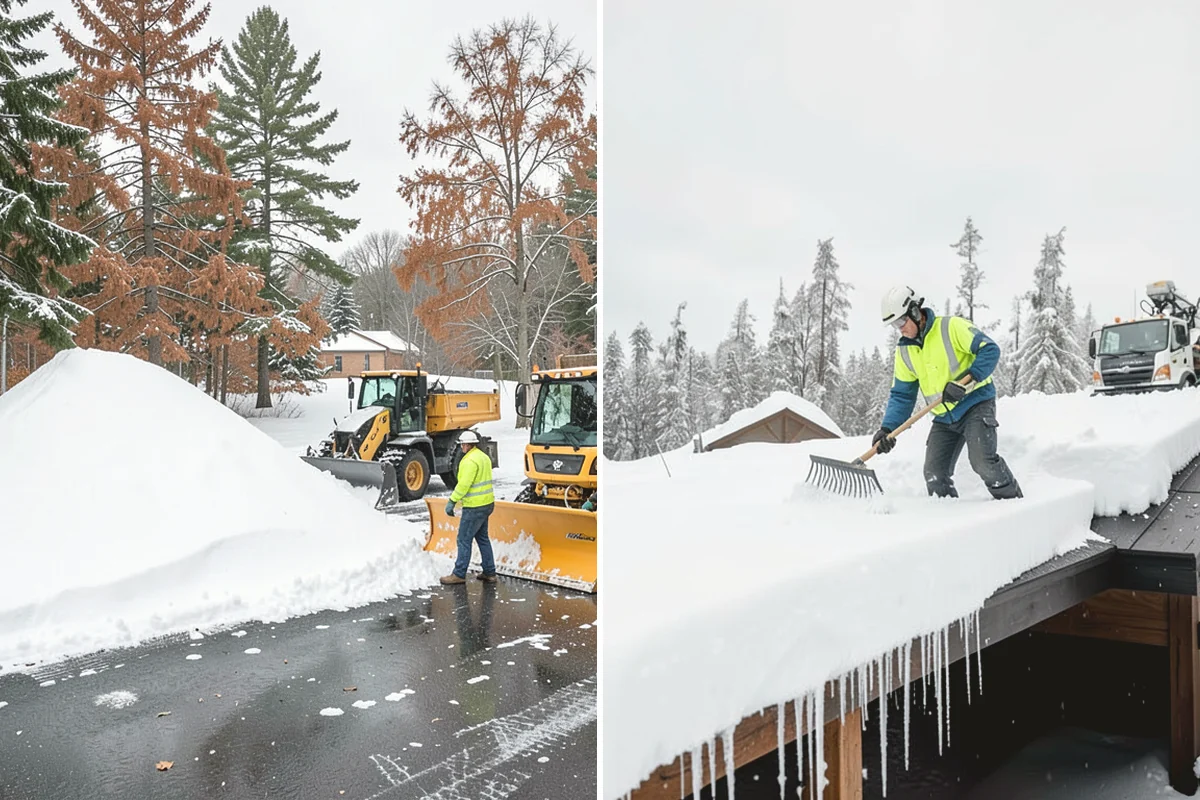 Retail Store Deicing in Covington, King County, WA - Map the entry apron, cart paths, and parking crosswalks