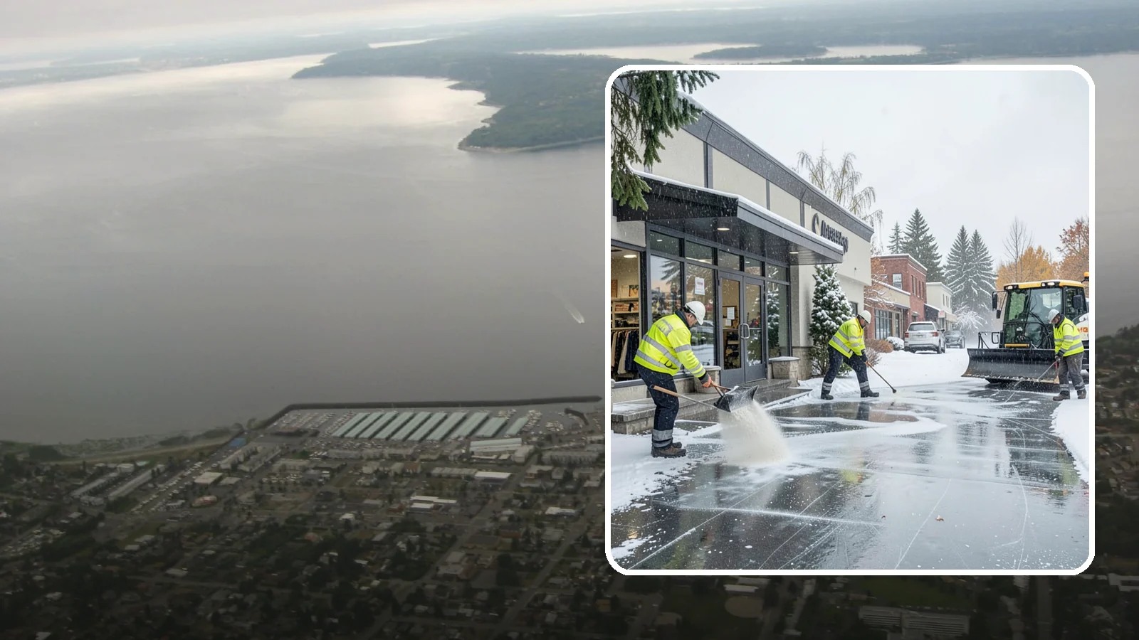 Retail Store Deicing in Des Moines, King County, WA - Storefront-focused deicing that keeps entrances, cart corrals, and customer walkways safe and inviting when freezing rain hits a...