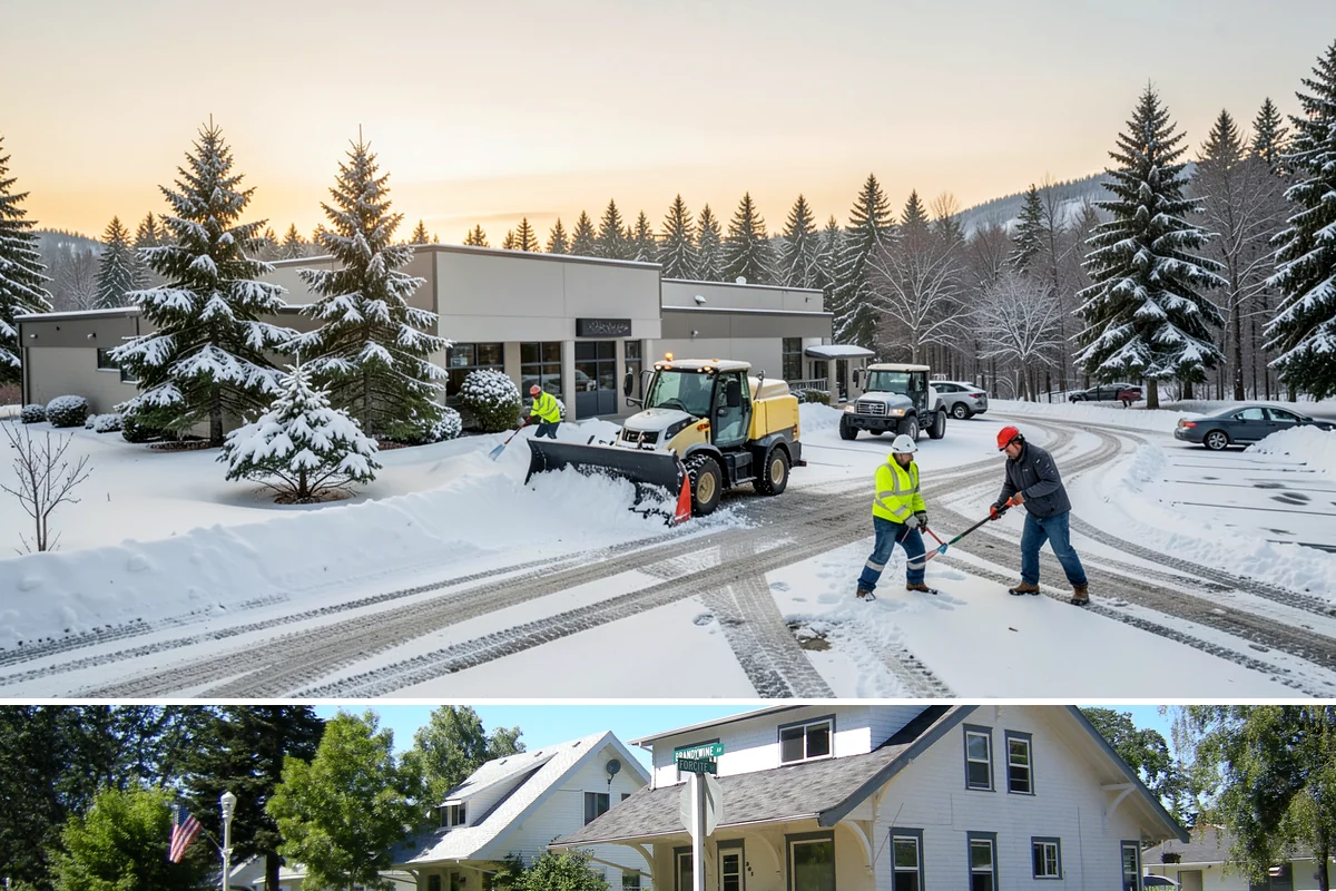 Retail Store Deicing in DuPont, Pierce County, WA - Deicing runs through the winter retail season, peaking during the freezing-rain mornings that coincide with weekend and holiday...
