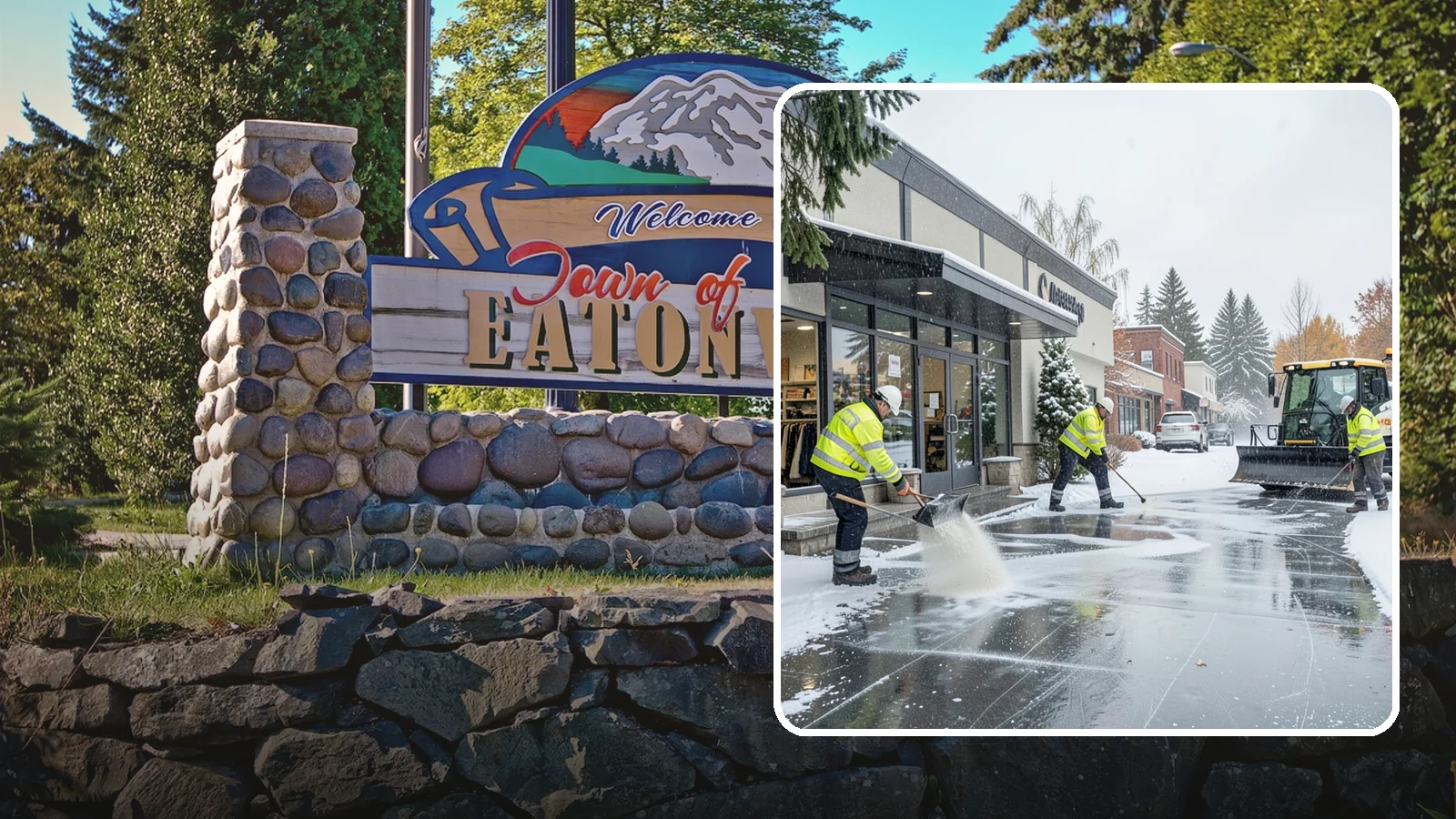 Retail Store Deicing in Eatonville, Pierce County, WA - Storefront-focused deicing that keeps entrances, cart corrals, and customer walkways safe and inviting when freezing rain hits a...