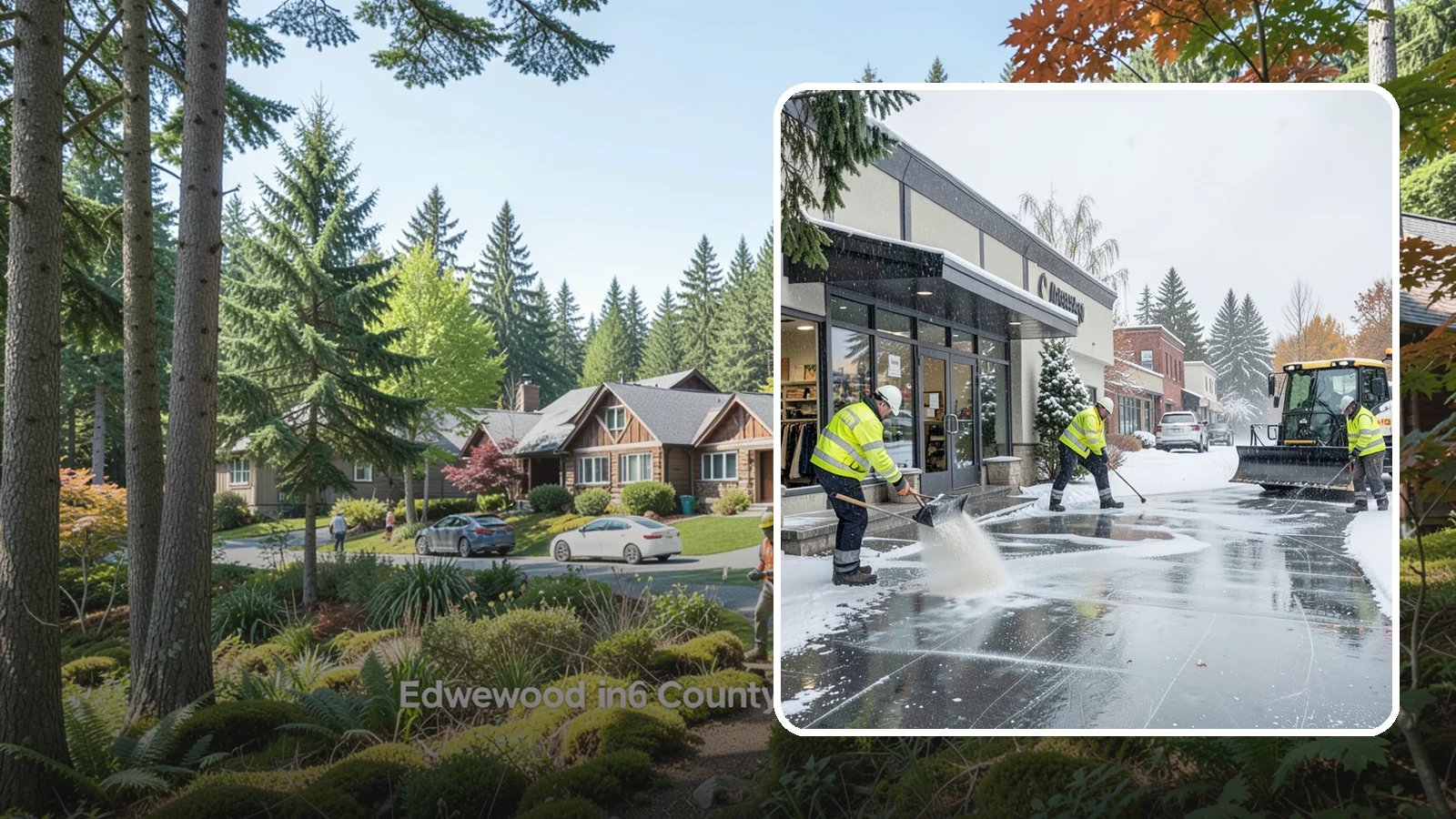 Retail Store Deicing in Edgewood, Pierce County, WA - Storefront-focused deicing that keeps entrances, cart corrals, and customer walkways safe and inviting when freezing rain hits a...