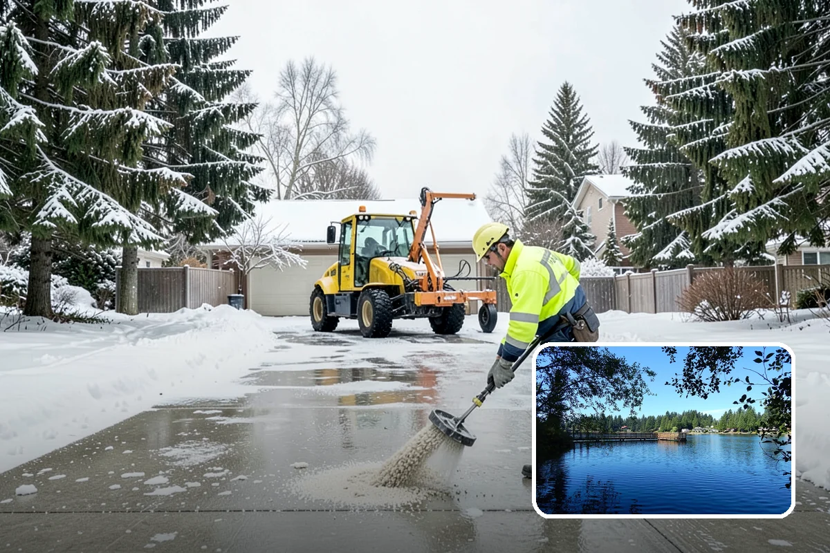 Retail Store Deicing in Federal Way, King County, WA - Keeps customers arriving safely and shopping longer