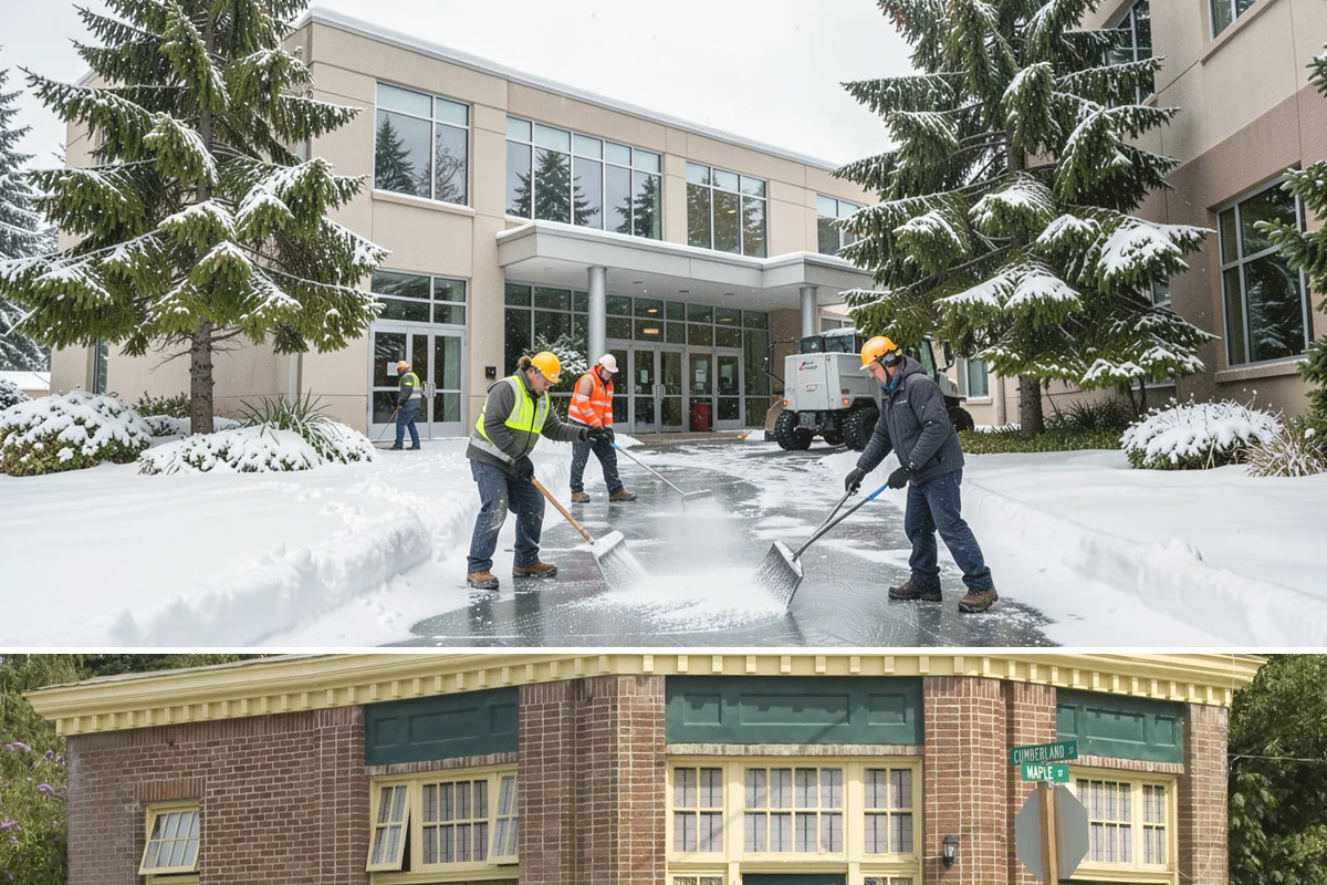 Retail Store Deicing in Hamilton, Skagit County, WA - Deicing runs through the winter retail season, peaking during the freezing-rain mornings that coincide with weekend and holiday...
