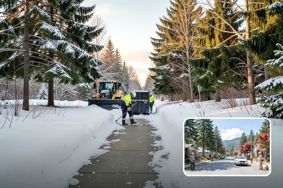 Retail Store Deicing in Hunts Point, King County, WA - Keeps customers arriving safely and shopping longer
