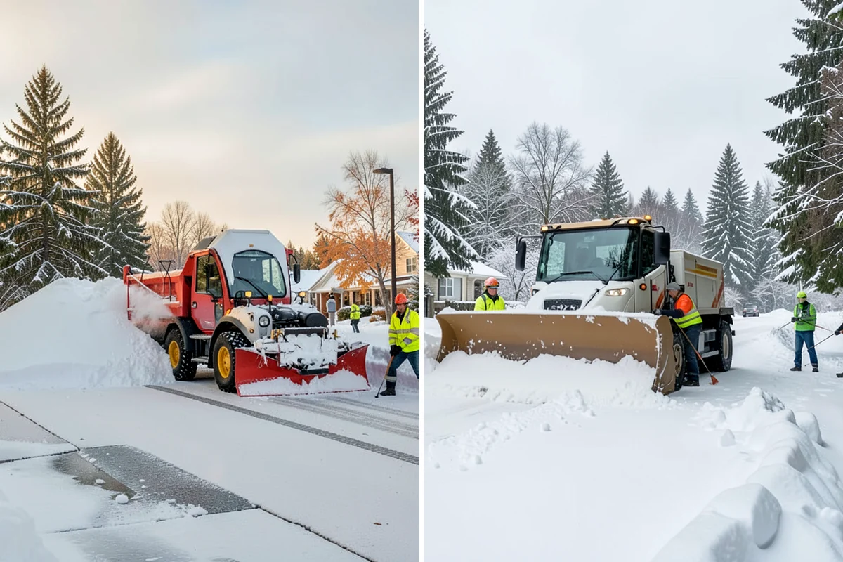 Retail Store Deicing in Hunts Point, King County, WA - Map the entry apron, cart paths, and parking crosswalks