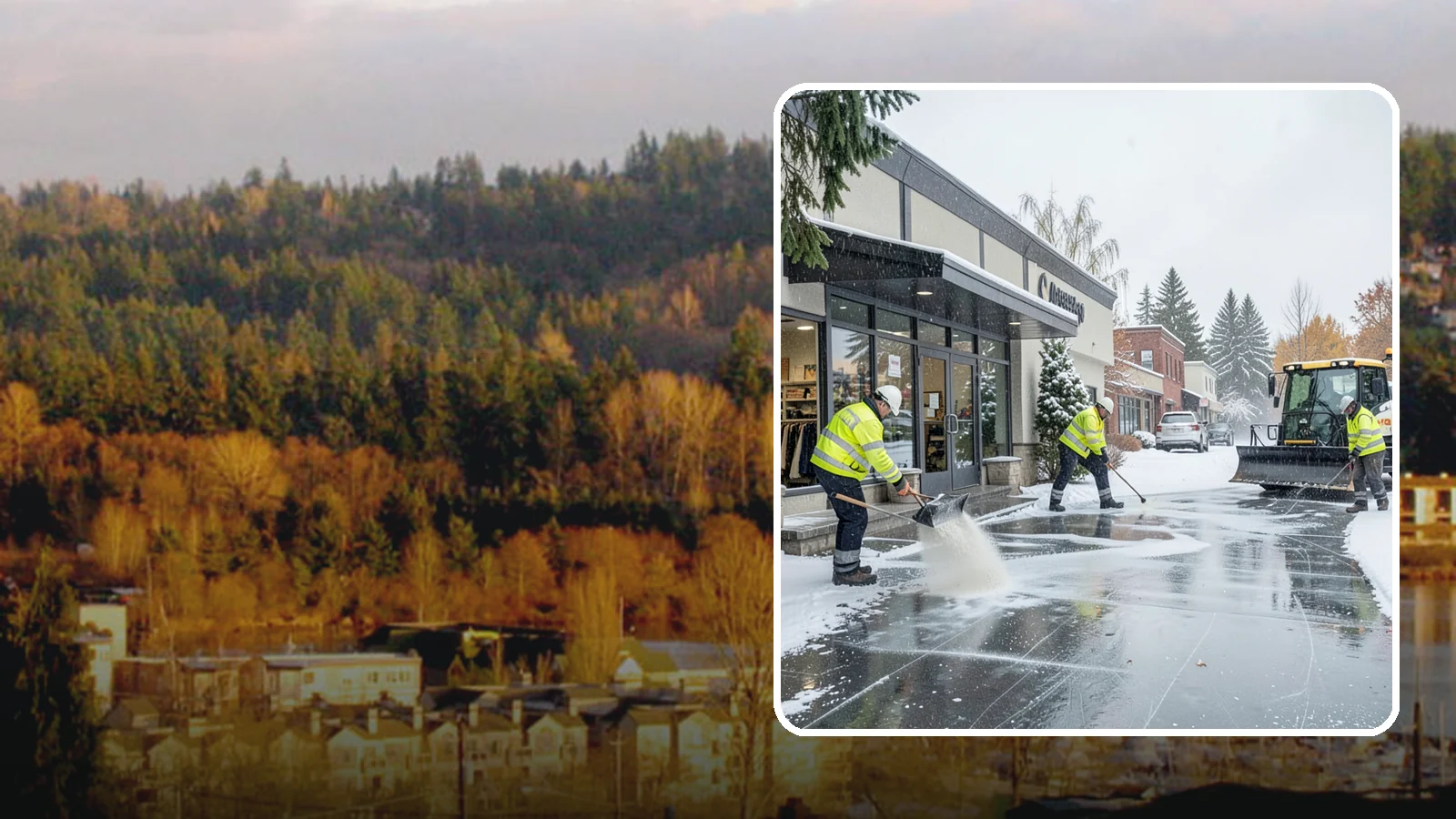 Retail Store Deicing in Kenmore, King County, WA - Storefront-focused deicing that keeps entrances, cart corrals, and customer walkways safe and inviting when freezing rain hits a...