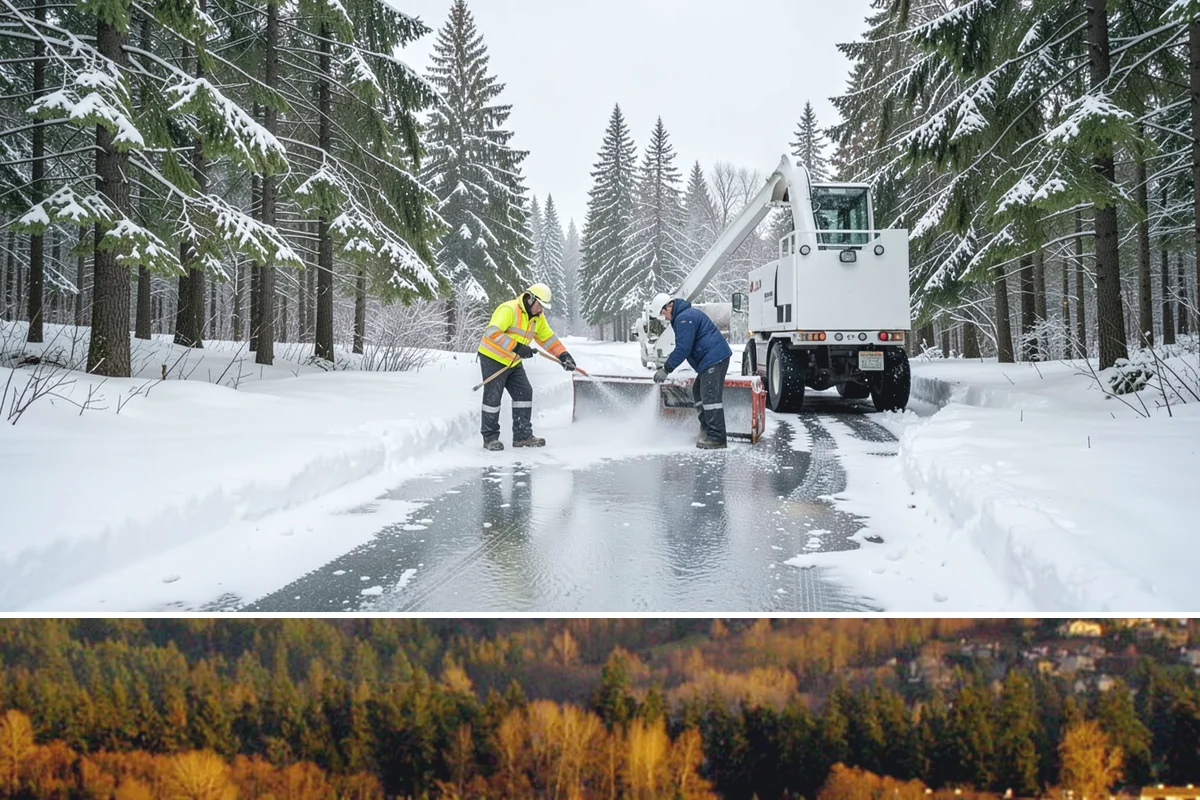Retail Store Deicing in Kenmore, King County, WA - Deicing runs through the winter retail season, peaking during the freezing-rain mornings that coincide with weekend and holiday...