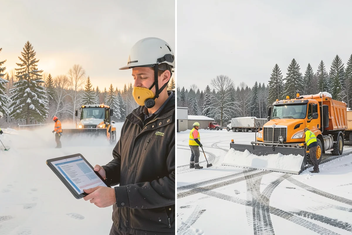 Retail Store Deicing in Kirkland, King County, WA - Map the entry apron, cart paths, and parking crosswalks