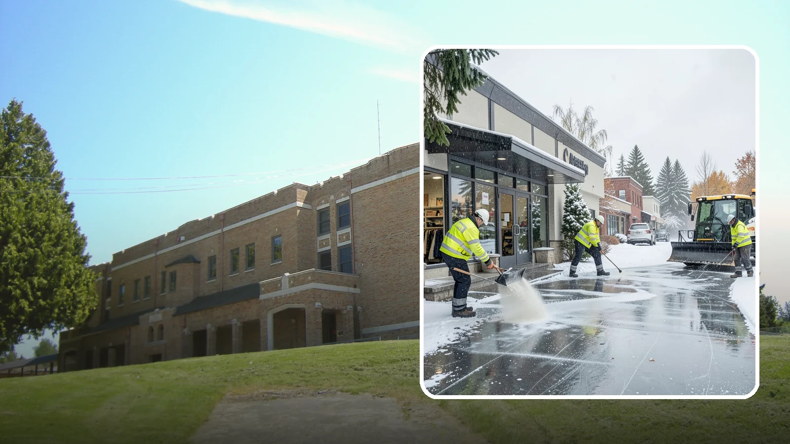 Retail Store Deicing in Maple Valley, King County, WA - Storefront-focused deicing that keeps entrances, cart corrals, and customer walkways safe and inviting when freezing rain hits a...
