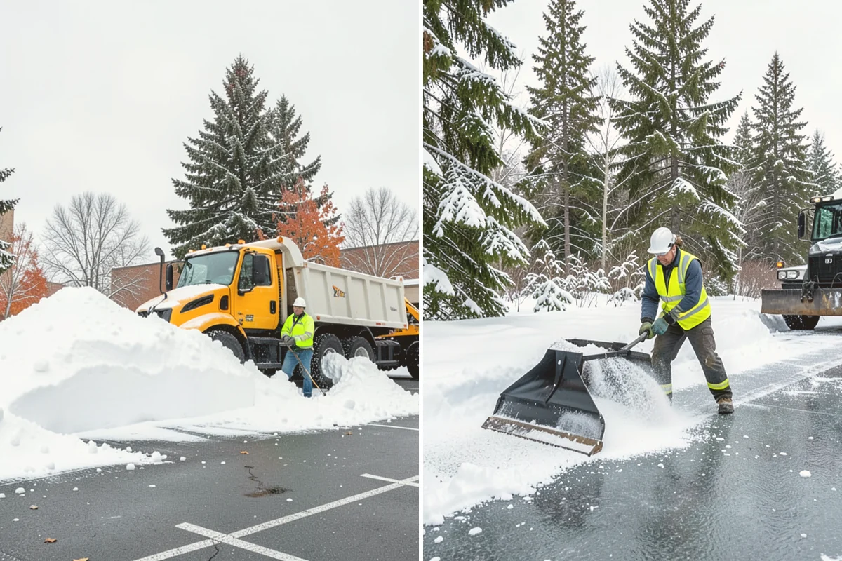 Retail Store Deicing in Mount Vernon, Skagit County, WA - Map the entry apron, cart paths, and parking crosswalks