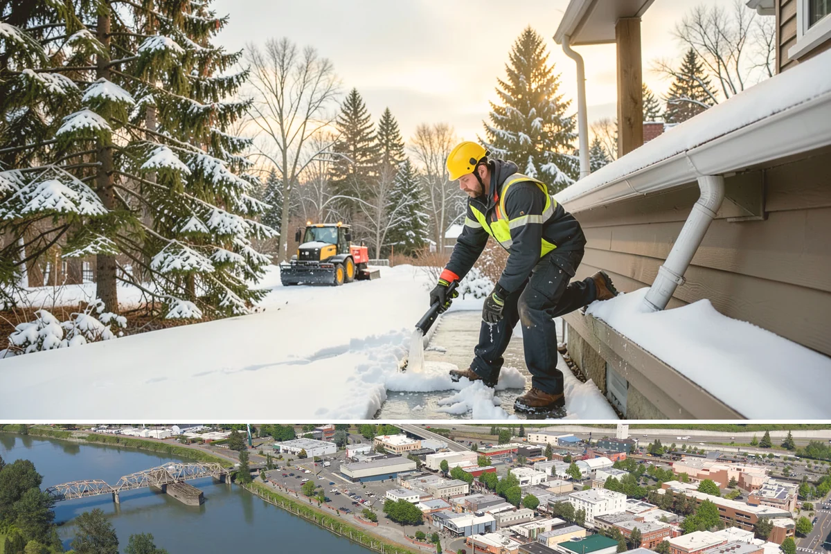 Retail Store Deicing in Mount Vernon, Skagit County, WA - Deicing runs through the winter retail season, peaking during the freezing-rain mornings that coincide with weekend and holiday...