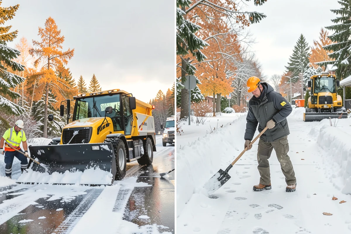 Retail Store Deicing in Mukilteo, Snohomish County, WA - Map the entry apron, cart paths, and parking crosswalks