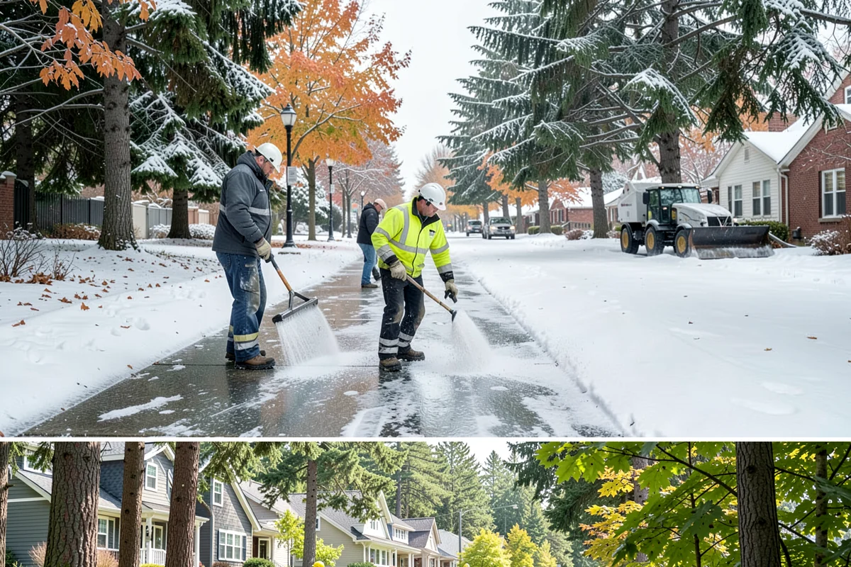 Retail Store Deicing in Normandy Park, King County, WA - Deicing runs through the winter retail season, peaking during the freezing-rain mornings that coincide with weekend and holiday...