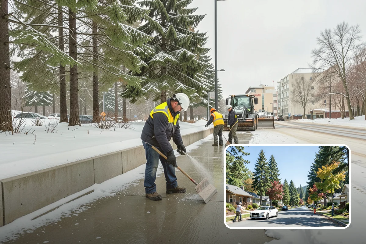 Retail Store Deicing in Orting, Pierce County, WA - Keeps customers arriving safely and shopping longer