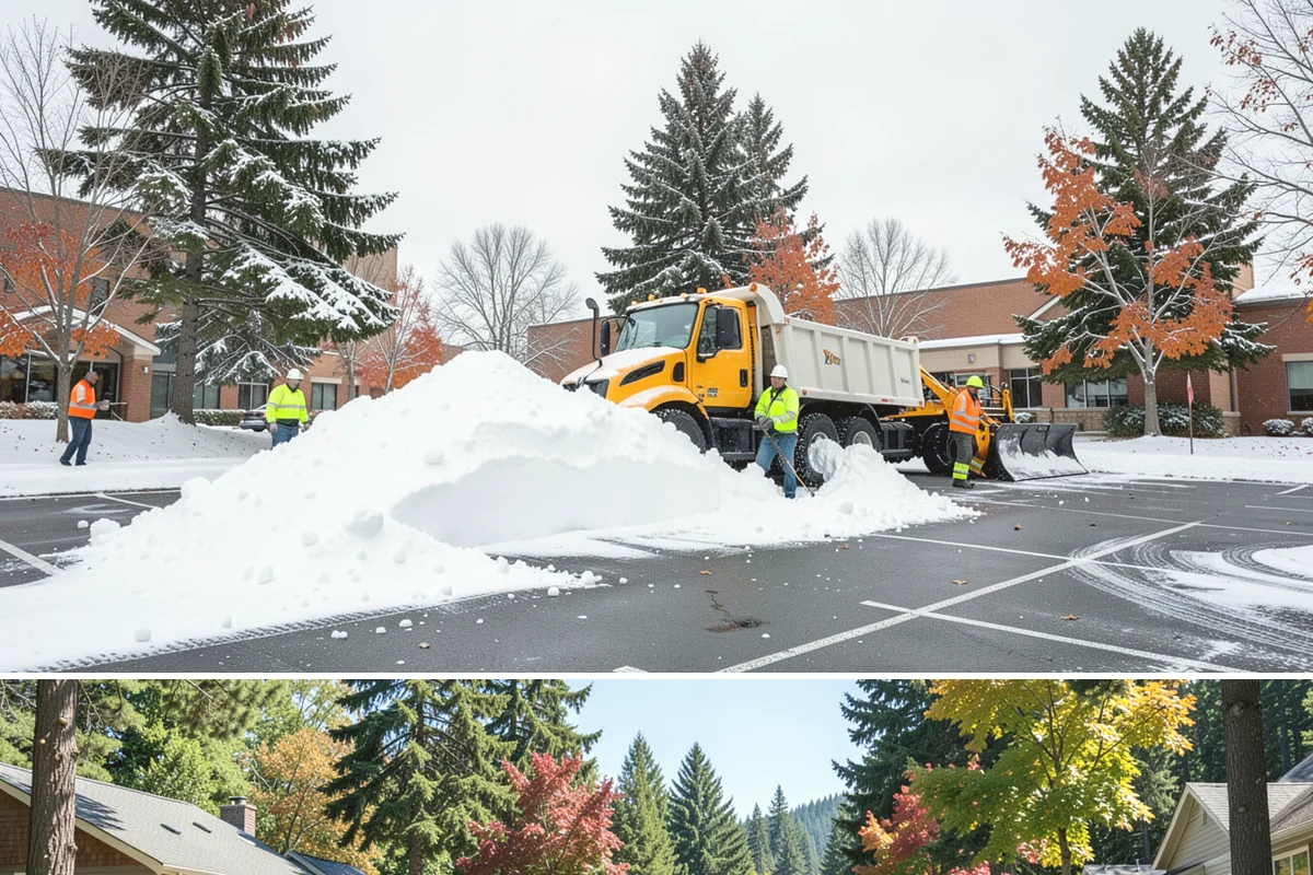 Retail Store Deicing in Orting, Pierce County, WA - Deicing runs through the winter retail season, peaking during the freezing-rain mornings that coincide with weekend and holiday...