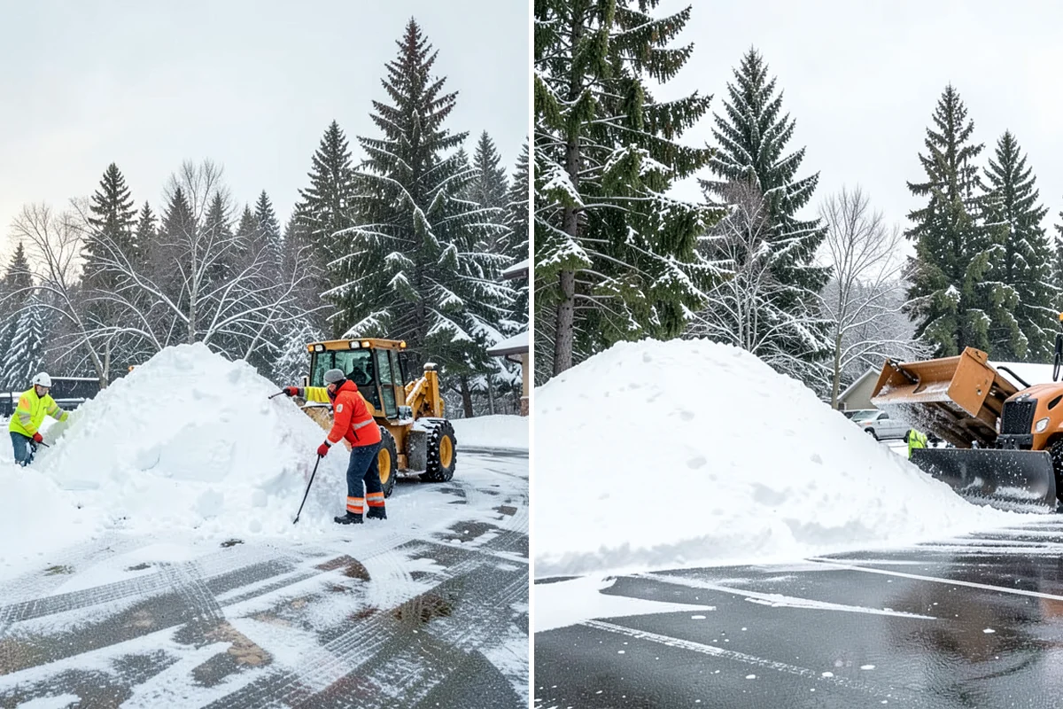 Retail Store Deicing in Seattle, King County, WA - Map the entry apron, cart paths, and parking crosswalks