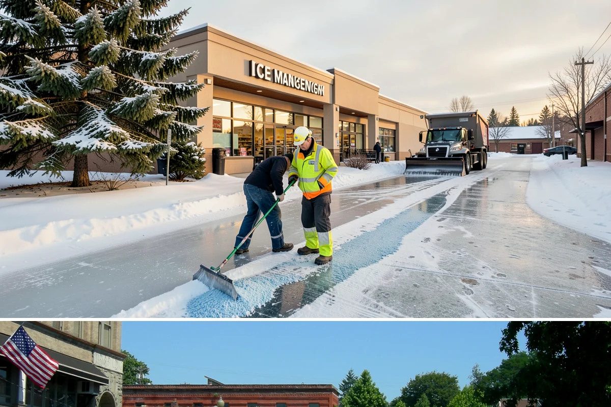 Retail Store Deicing in Snohomish, Snohomish County, WA - Deicing runs through the winter retail season, peaking during the freezing-rain mornings that coincide with weekend and holiday...
