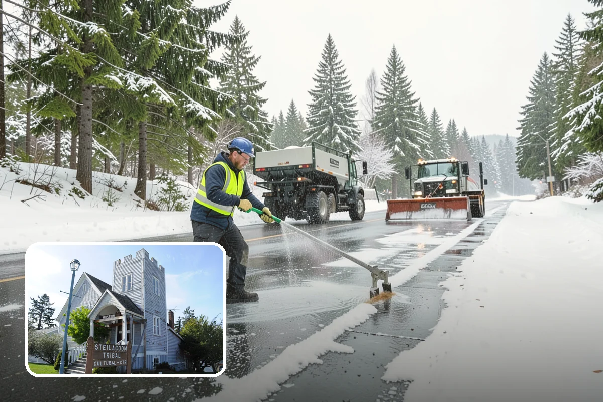 Retail Store Deicing in Steilacoom, Pierce County, WA - Keeps customers arriving safely and shopping longer