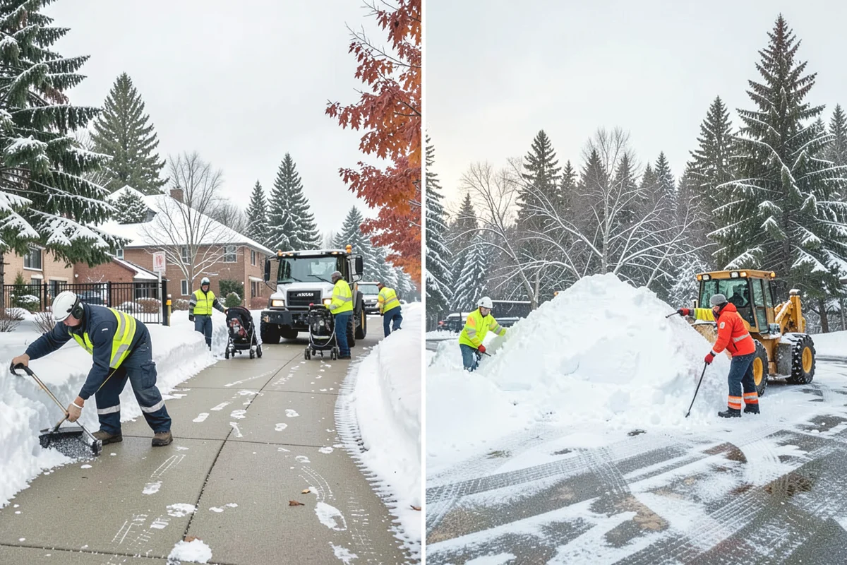 Retail Store Deicing in Steilacoom, Pierce County, WA - Map the entry apron, cart paths, and parking crosswalks