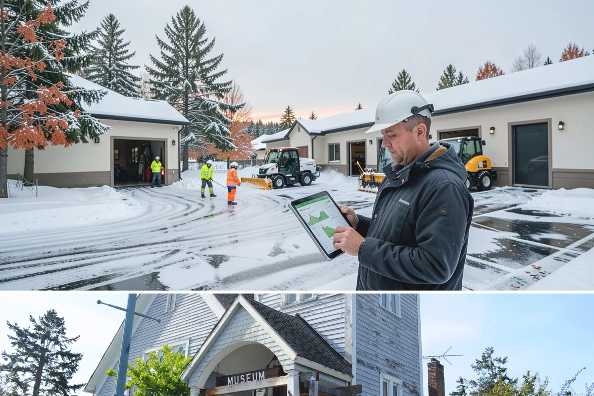 Retail Store Deicing in Steilacoom, Pierce County, WA - Deicing runs through the winter retail season, peaking during the freezing-rain mornings that coincide with weekend and holiday...