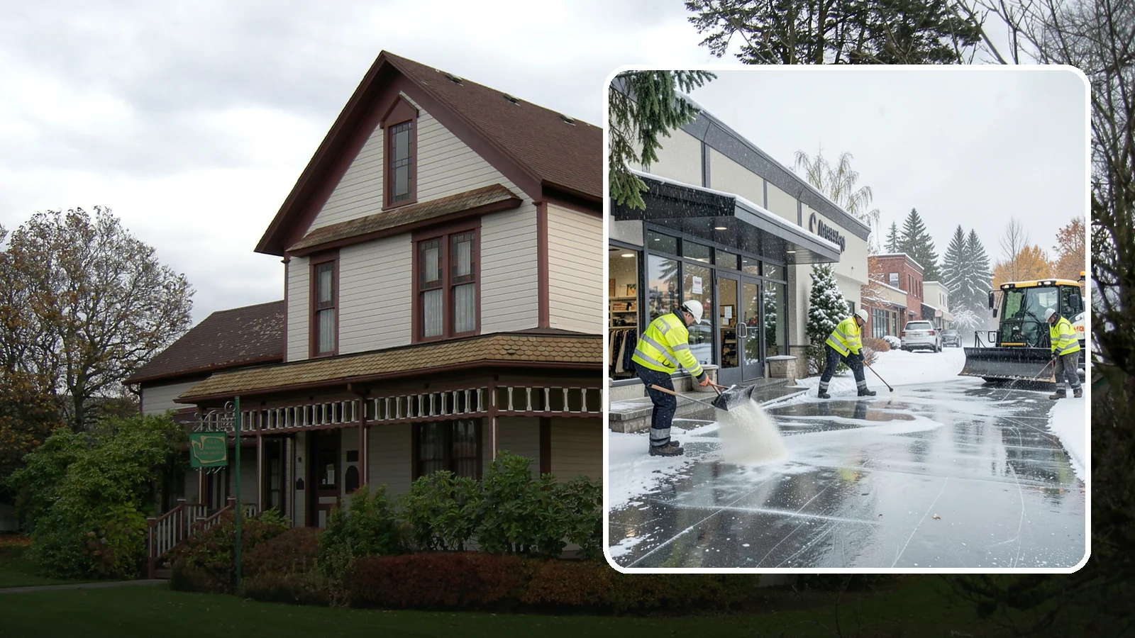 Retail Store Deicing in Sumner, Pierce County, WA - Storefront-focused deicing that keeps entrances, cart corrals, and customer walkways safe and inviting when freezing rain hits a...
