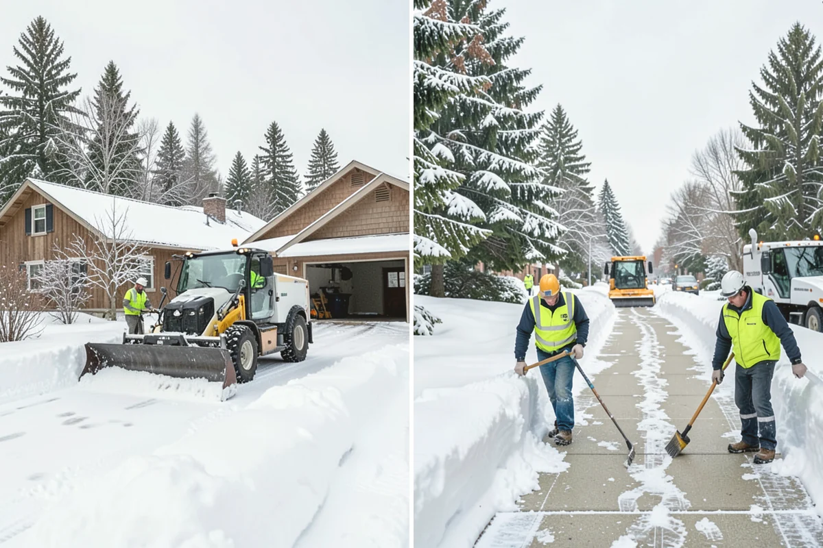Retail Store Deicing in Tacoma, Pierce County, WA - Map the entry apron, cart paths, and parking crosswalks
