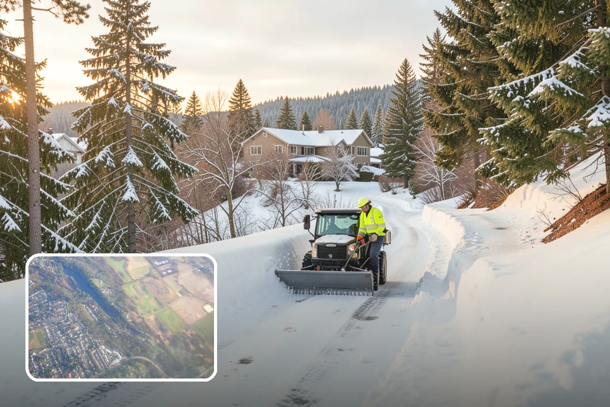 Retail Store Parking Lot Snow Removal in Algona, King County, WA - Customers can park and reach the entrance without wading through slush