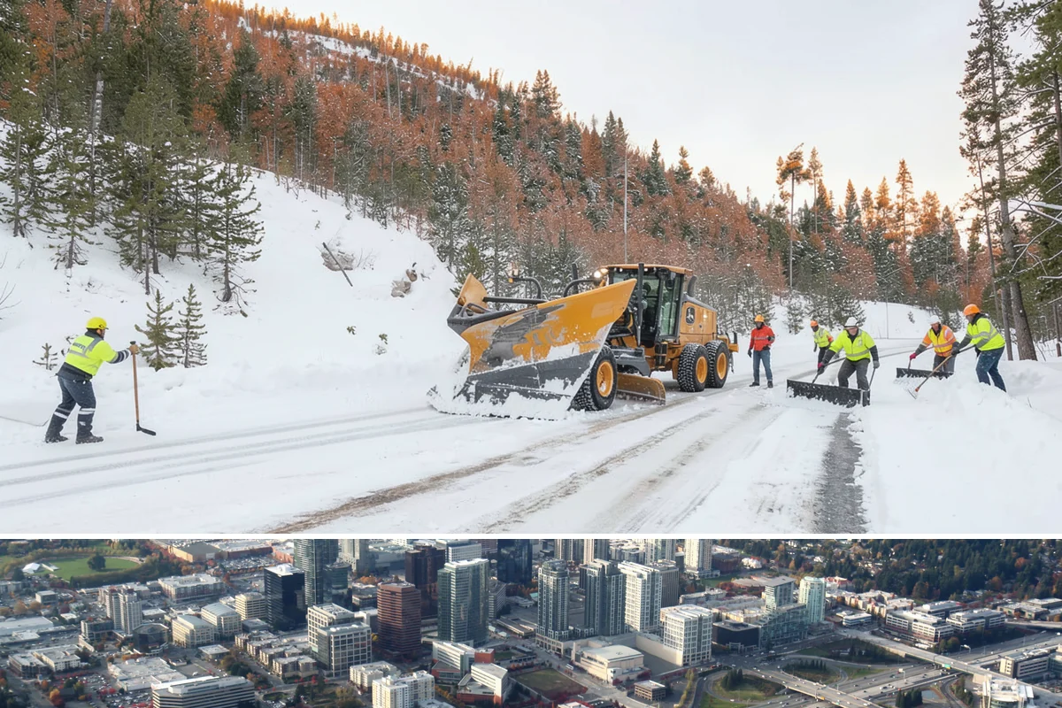 Retail Store Parking Lot Snow Removal in Bellevue, King County, WA - Retail lots in Western Washington face the highest snow disruption from late November through February, spanning the holiday...
