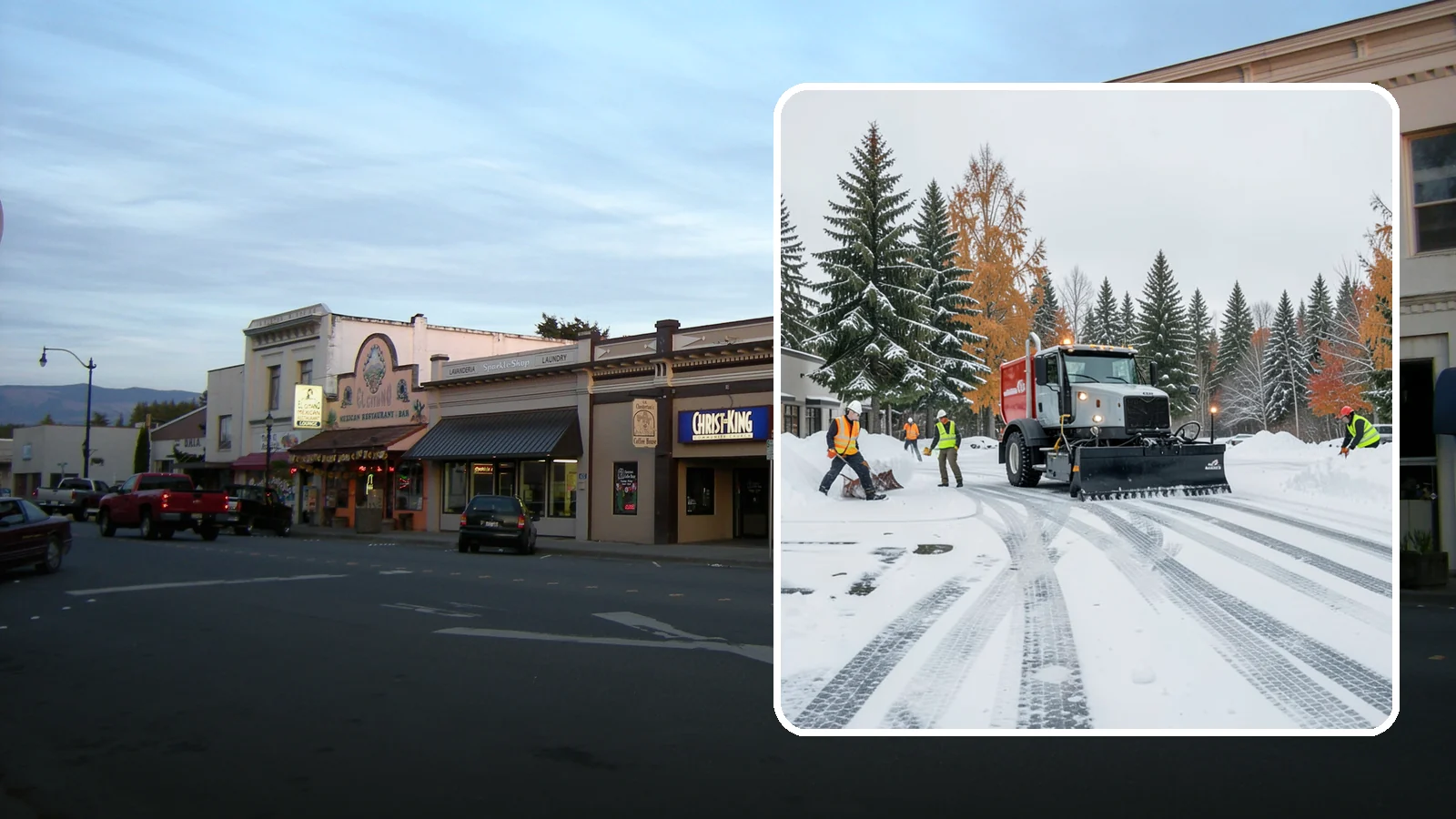Retail Store Parking Lot Snow Removal in Burlington, Skagit County, WA - We clear retail lots so Western Washington shoppers can park and reach the storefront the moment doors open.