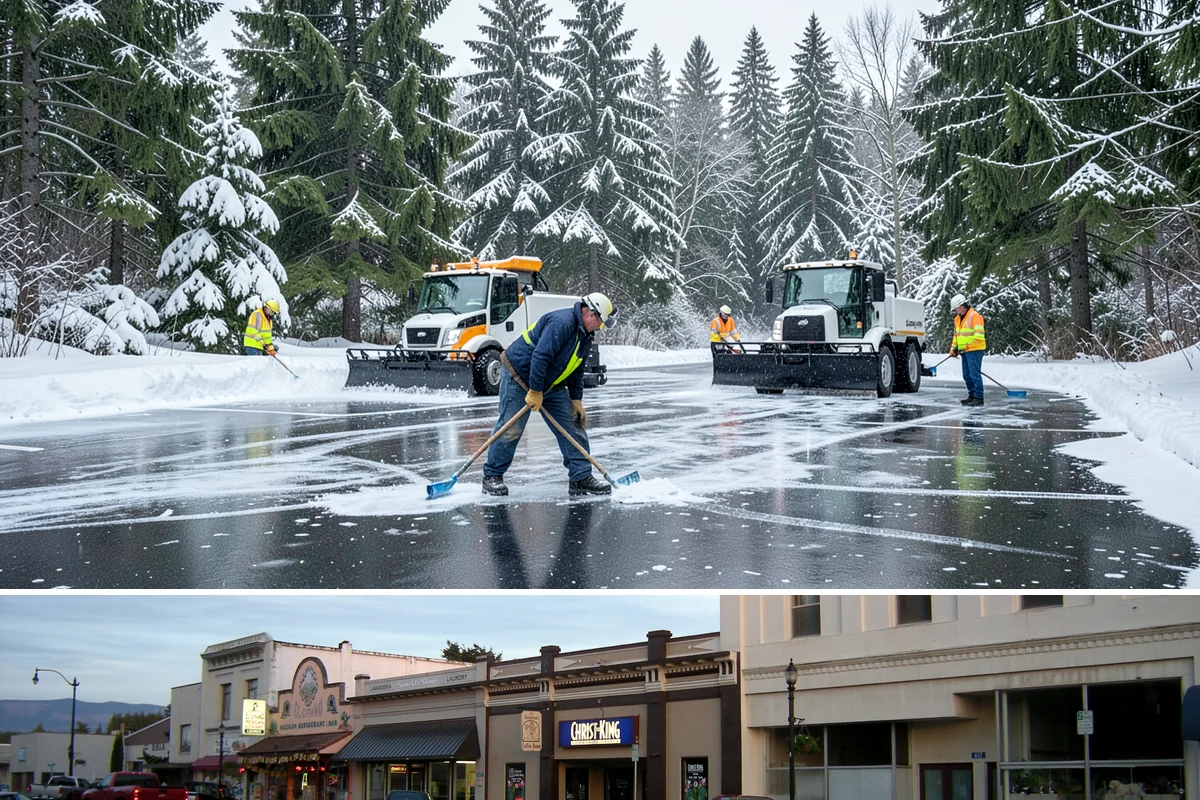 Retail Store Parking Lot Snow Removal in Burlington, Skagit County, WA - Retail lots in Western Washington face the highest snow disruption from late November through February, spanning the holiday...