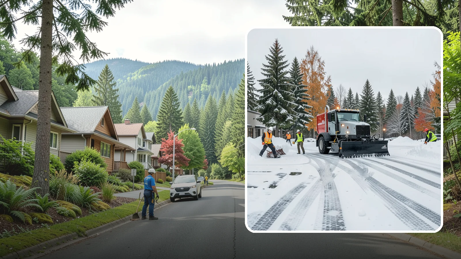 Retail Store Parking Lot Snow Removal in Darrington, Snohomish County, WA - We clear retail lots so Western Washington shoppers can park and reach the storefront the moment doors open.