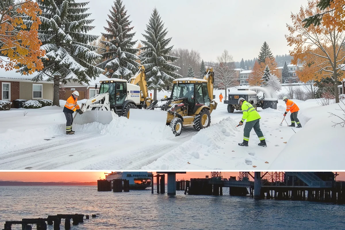 Retail Store Parking Lot Snow Removal in Edmonds, Snohomish County, WA - Retail lots in Western Washington face the highest snow disruption from late November through February, spanning the holiday...