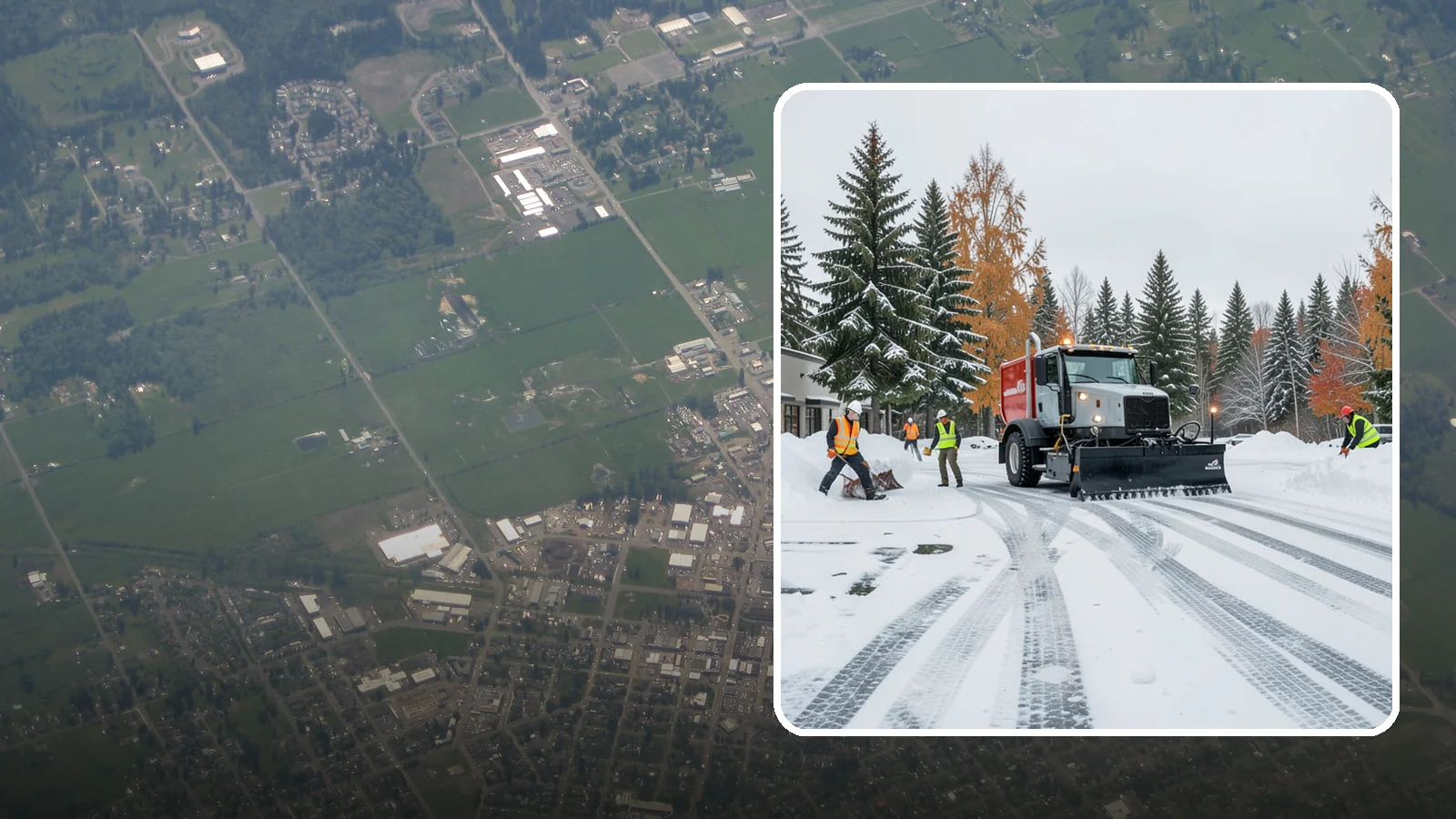 Retail Store Parking Lot Snow Removal in Enumclaw, King County, WA - We clear retail lots so Western Washington shoppers can park and reach the storefront the moment doors open.