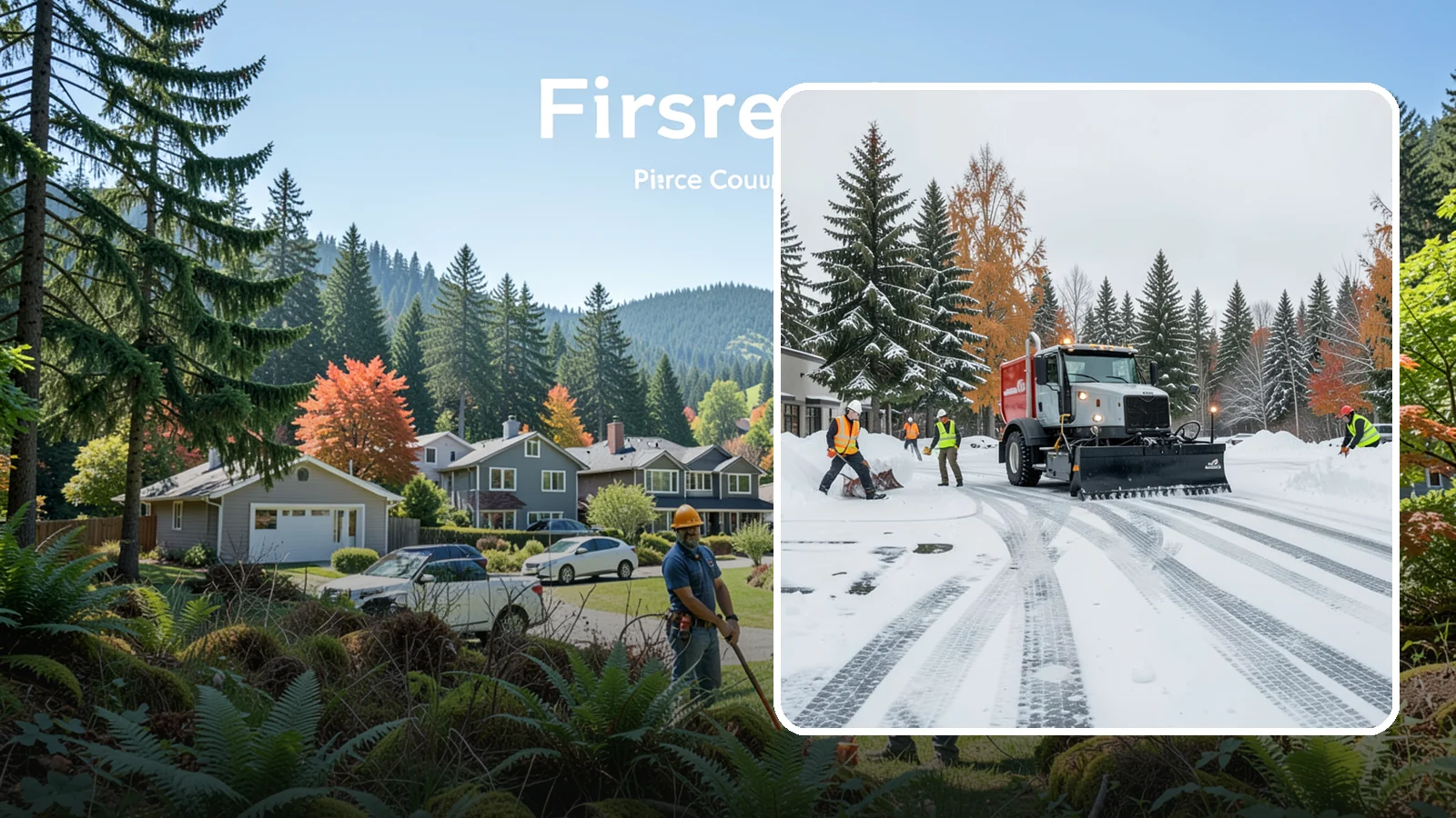 Retail Store Parking Lot Snow Removal in Fircrest, Pierce County, WA - We clear retail lots so Western Washington shoppers can park and reach the storefront the moment doors open.