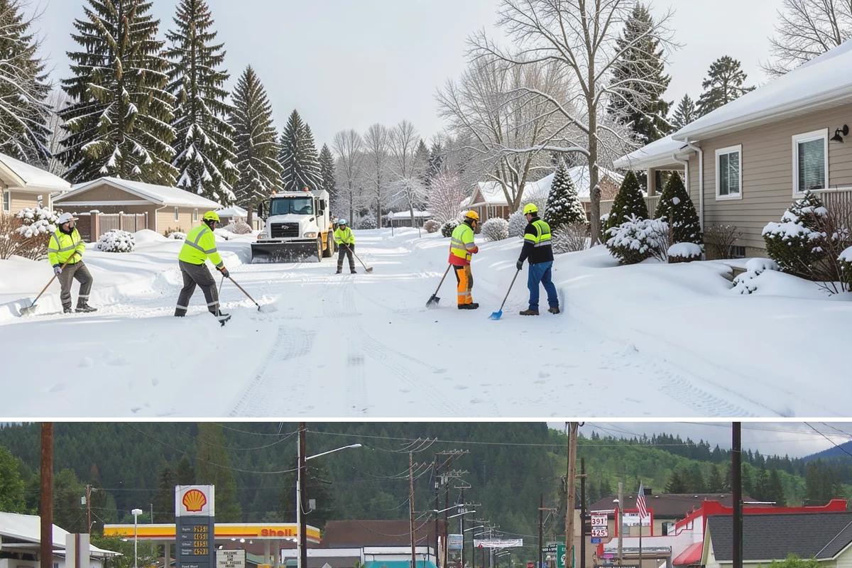 Retail Store Parking Lot Snow Removal in Granite Falls, Snohomish County, WA - Retail lots in Western Washington face the highest snow disruption from late November through February, spanning the holiday...