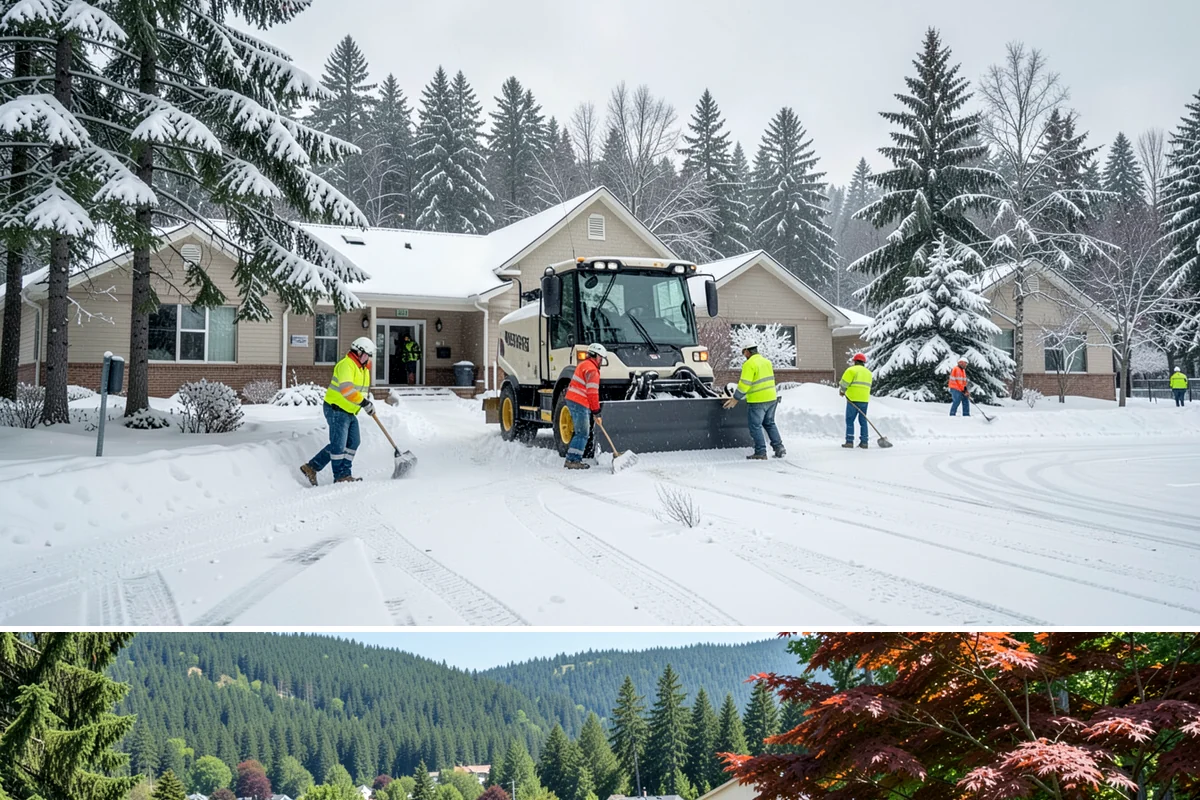 Retail Store Parking Lot Snow Removal in Index, Snohomish County, WA - Retail lots in Western Washington face the highest snow disruption from late November through February, spanning the holiday...