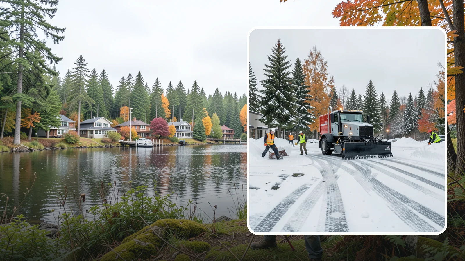 Retail Store Parking Lot Snow Removal in La Conner, Skagit County, WA - We clear retail lots so Western Washington shoppers can park and reach the storefront the moment doors open.