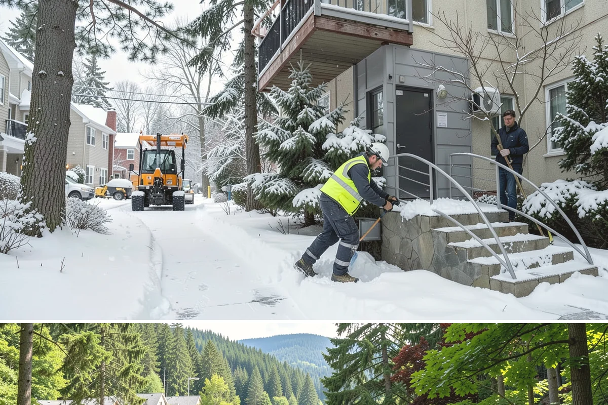 Retail Store Parking Lot Snow Removal in Lake Forest Park, King County, WA - Retail lots in Western Washington face the highest snow disruption from late November through February, spanning the holiday...