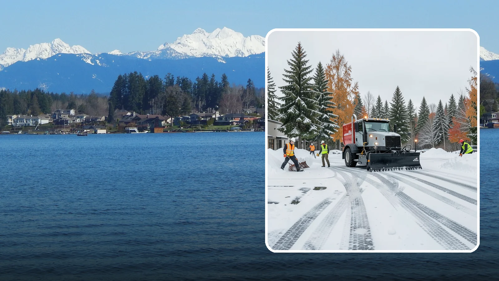 Retail Store Parking Lot Snow Removal in Lake Stevens, Snohomish County, WA - We clear retail lots so Western Washington shoppers can park and reach the storefront the moment doors open.