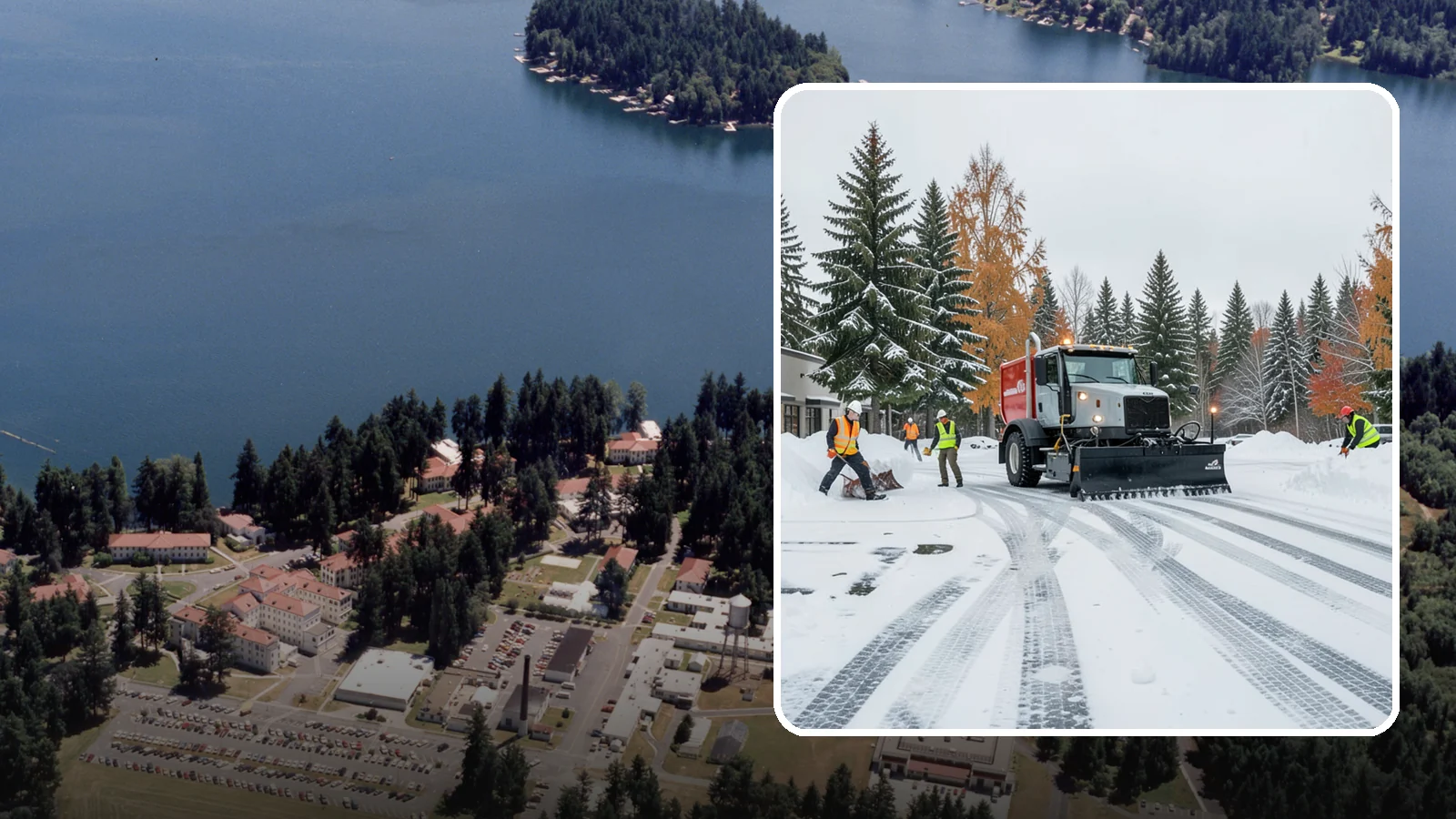 Retail Store Parking Lot Snow Removal in Lakewood, Pierce County, WA - We clear retail lots so Western Washington shoppers can park and reach the storefront the moment doors open.
