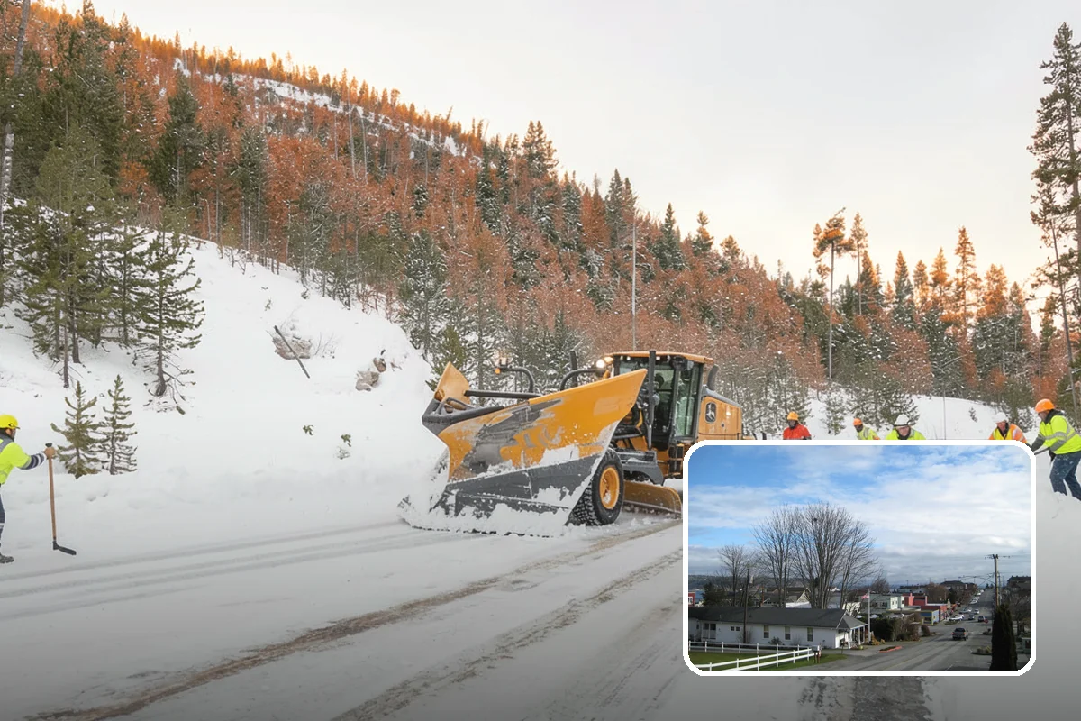 Retail Store Parking Lot Snow Removal in Langley, Island County, WA - Customers can park and reach the entrance without wading through slush