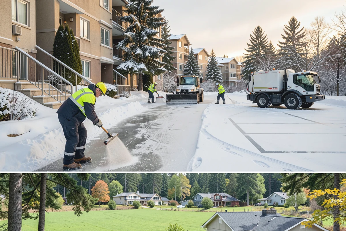 Retail Store Parking Lot Snow Removal in Lyman, Skagit County, WA - Retail lots in Western Washington face the highest snow disruption from late November through February, spanning the holiday...