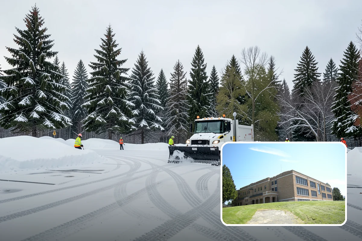 Retail Store Parking Lot Snow Removal in Maple Valley, King County, WA - Customers can park and reach the entrance without wading through slush