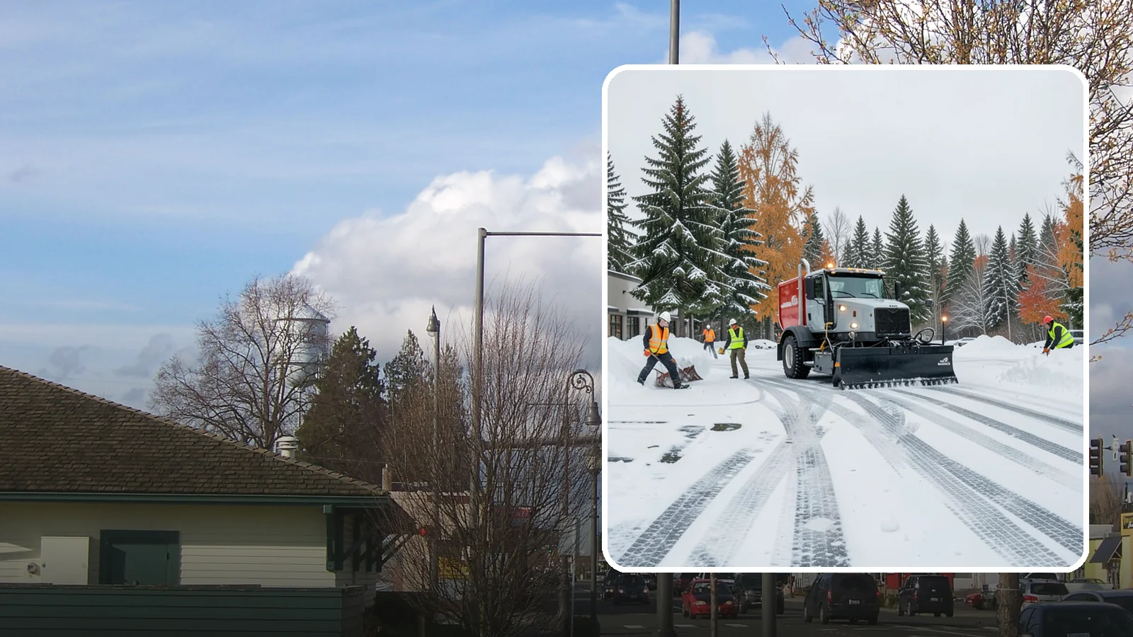 Retail Store Parking Lot Snow Removal in Marysville, Snohomish County, WA - We clear retail lots so Western Washington shoppers can park and reach the storefront the moment doors open.