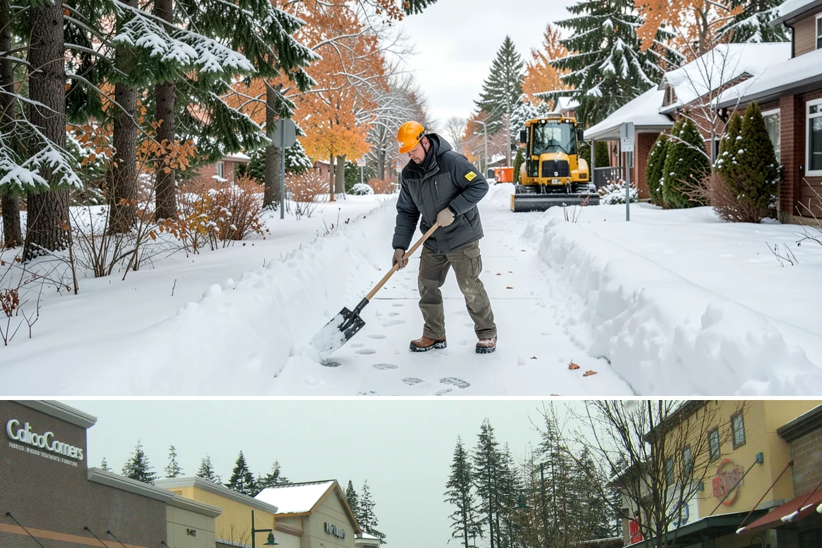 Retail Store Parking Lot Snow Removal in Mill Creek, Snohomish County, WA - Retail lots in Western Washington face the highest snow disruption from late November through February, spanning the holiday...