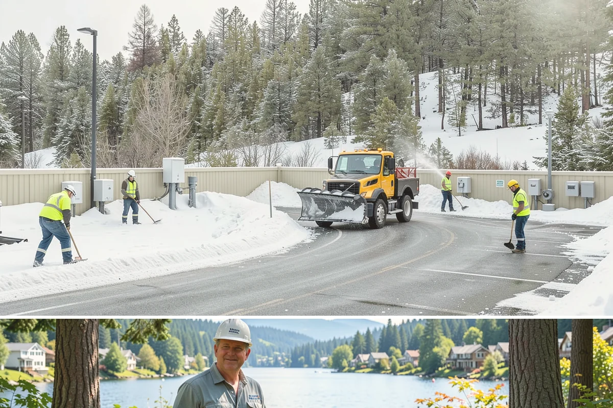 Retail Store Parking Lot Snow Removal in Milton, King County, WA - Retail lots in Western Washington face the highest snow disruption from late November through February, spanning the holiday...
